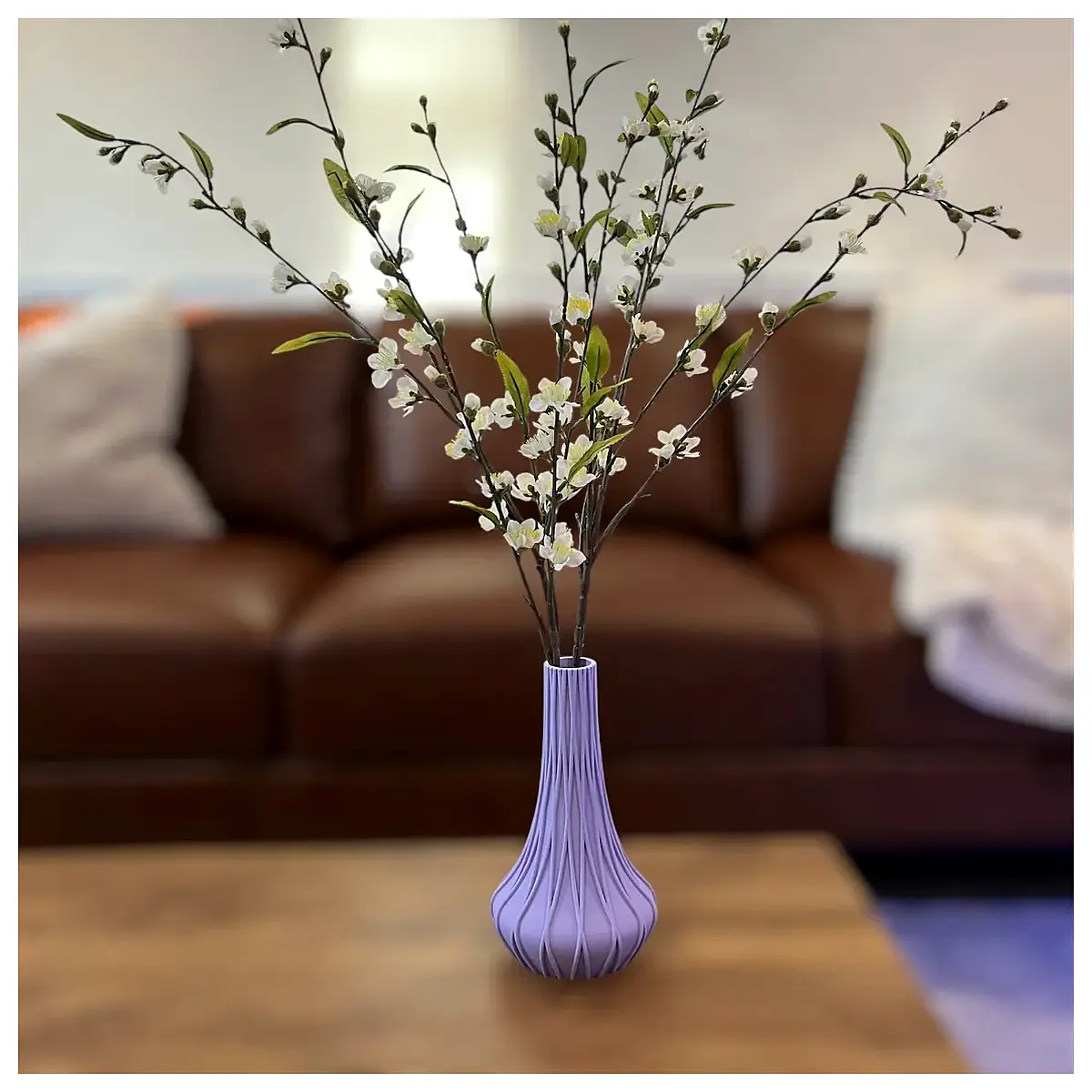elegant striped spiral vase for home decor modern minimalist table centerpiece floral arrangement container