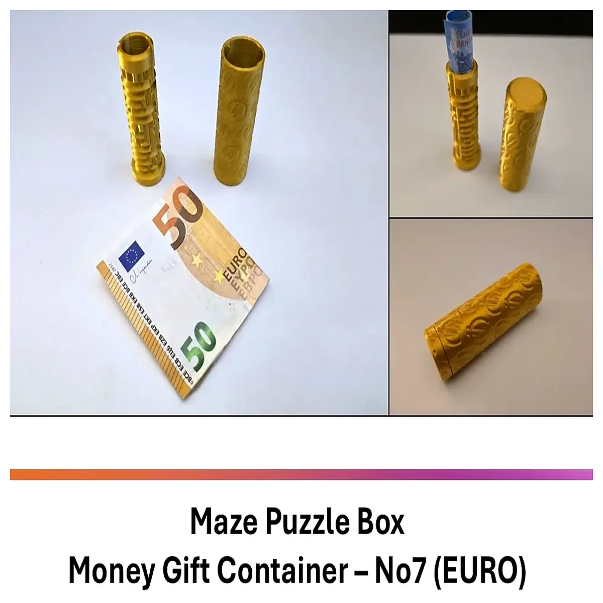 money puzzle box gift euro version riddle coin container for kids interactive savings challenge present