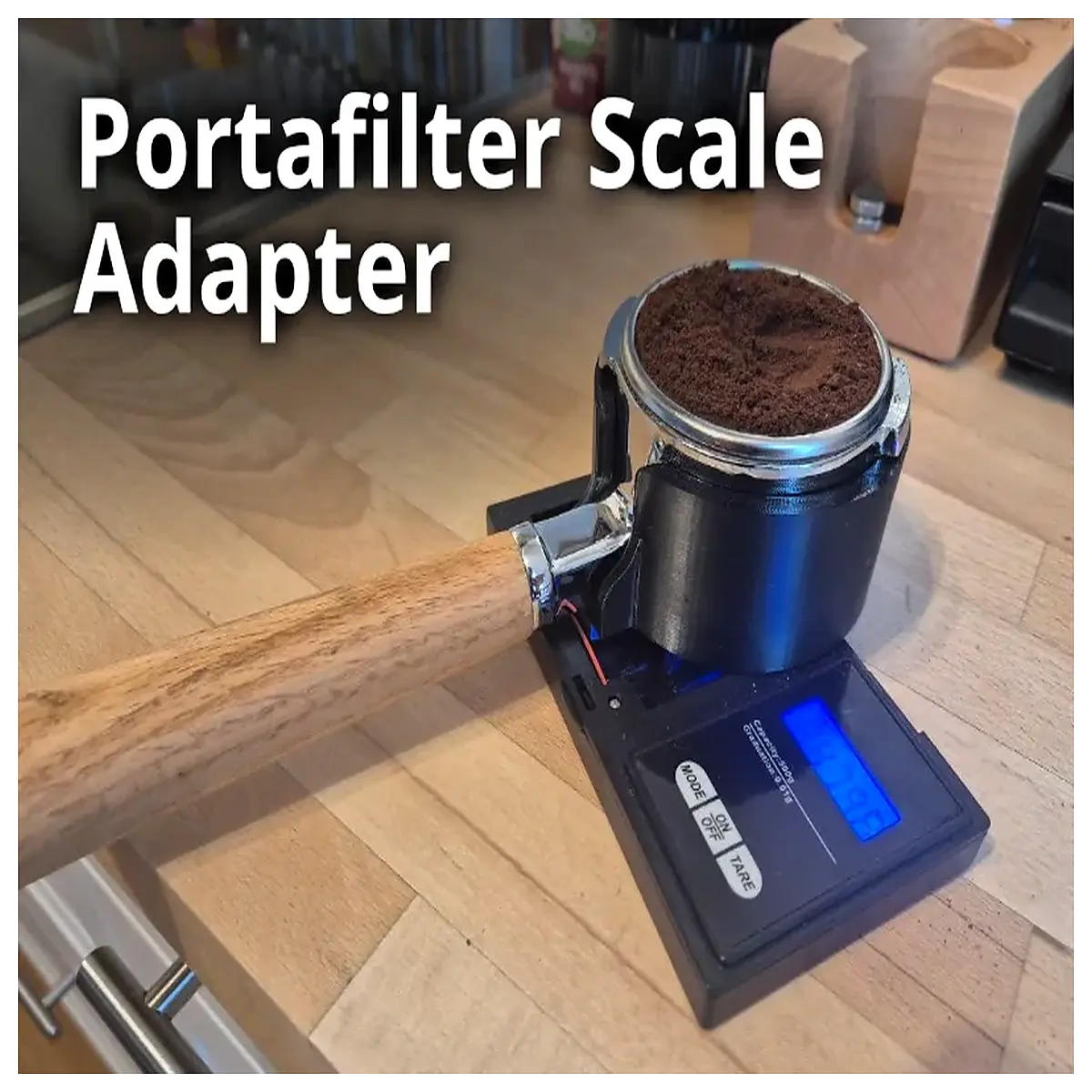 portafilter scale adapter for espresso machine precision dosing