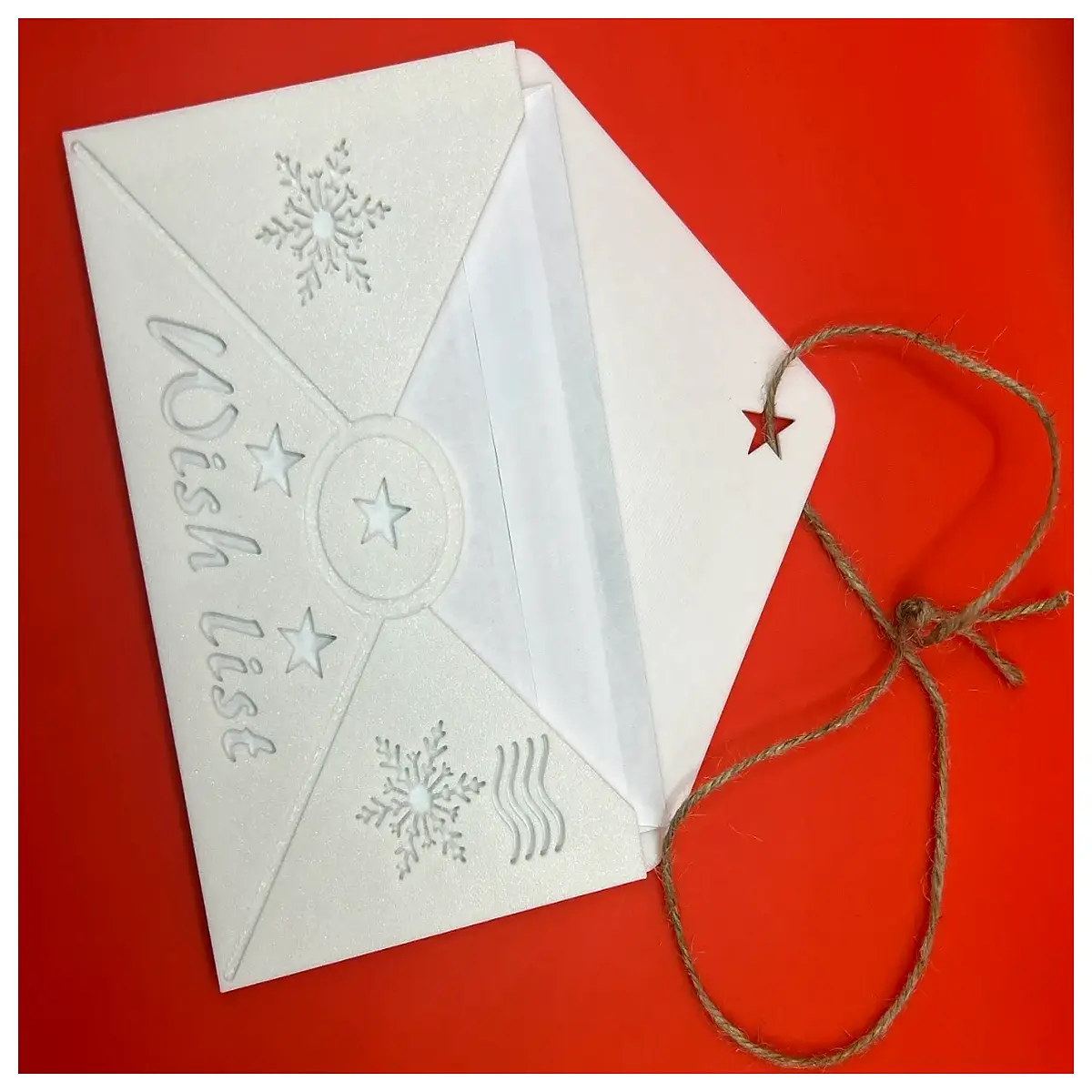 kids christmas wish list letter template printable santa mailbox note paper for holiday gifts