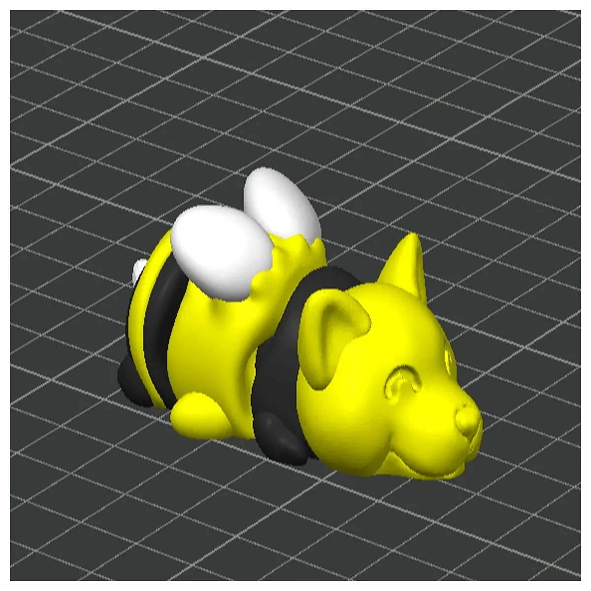 articulated bee dog toy movable joint plush interactive pet insect figure