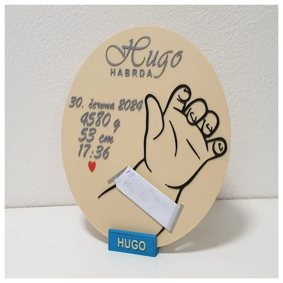 newborn baby id tag holder clip for hospital wristband cute animal design safety buckle durable plastic name badge