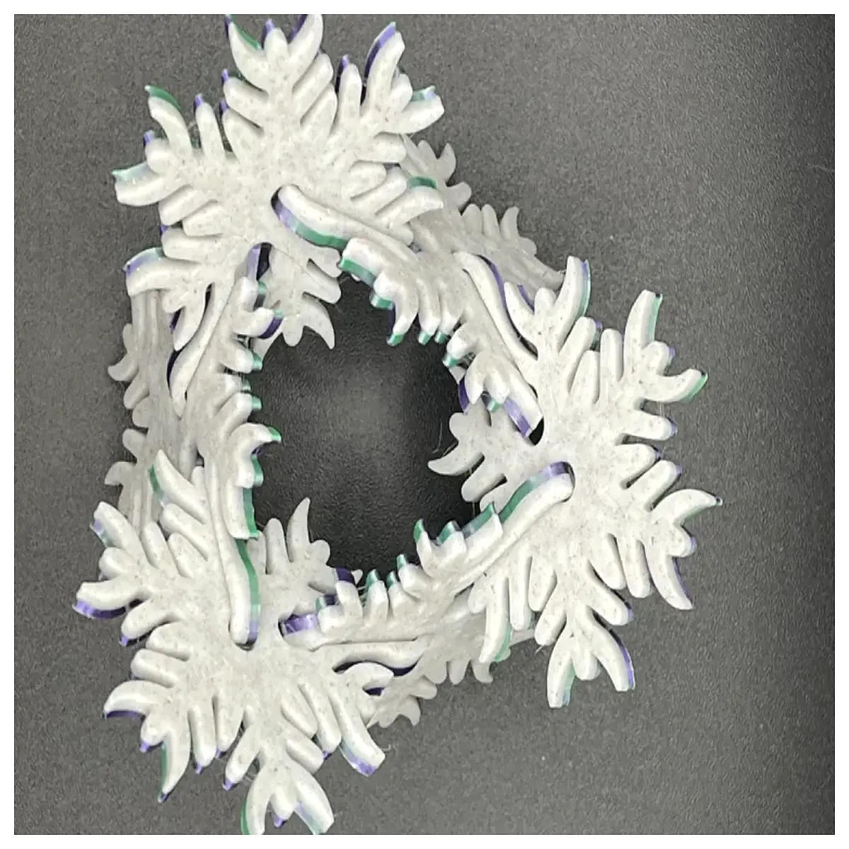 anti stress snowflake fidget toy for anxiety relief sensory squishy ball for adults and kids calming desk gadget for