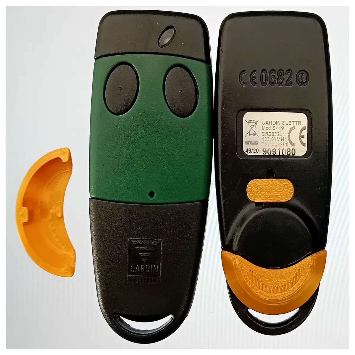 cardin s449 watch battery cover replacement part dial back case for timepiece repair