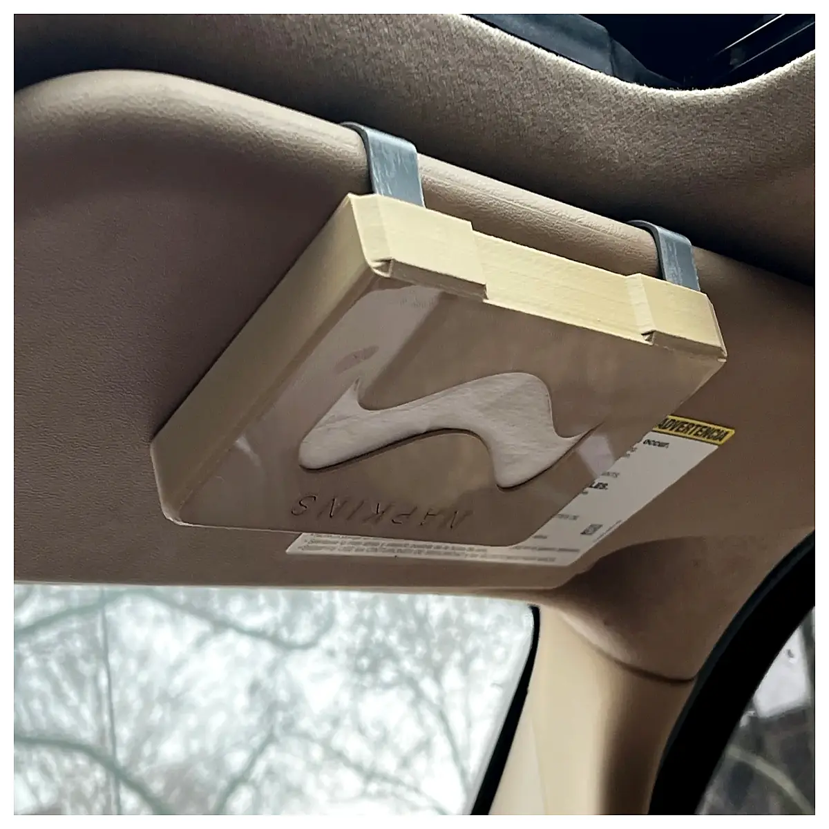 car sun visor tissue holder clip organizer for car interior accessories universal dispenser box