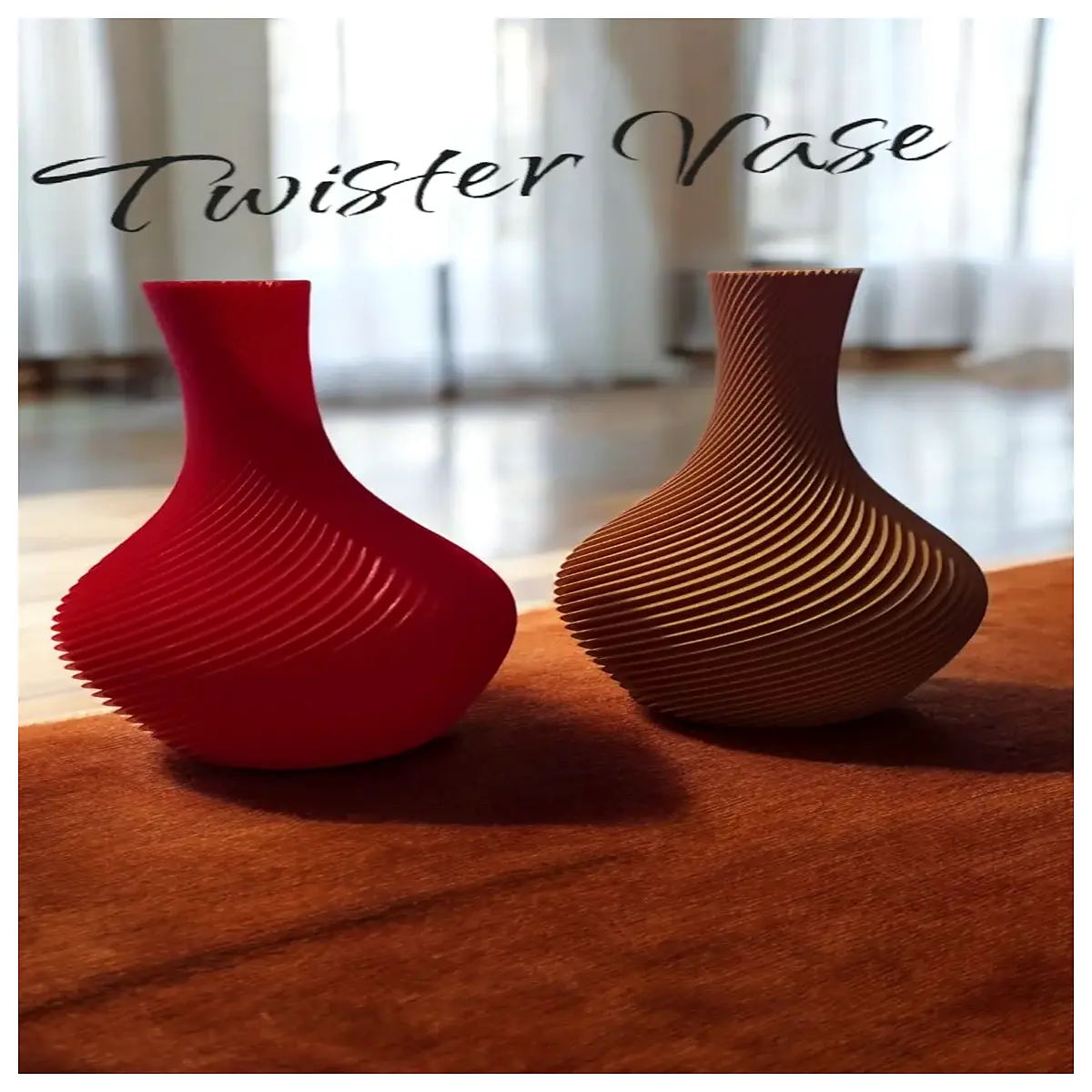 modern spiral glass vase for home decor tall twisted centerpieces for dining table contemporary abstract flower holder