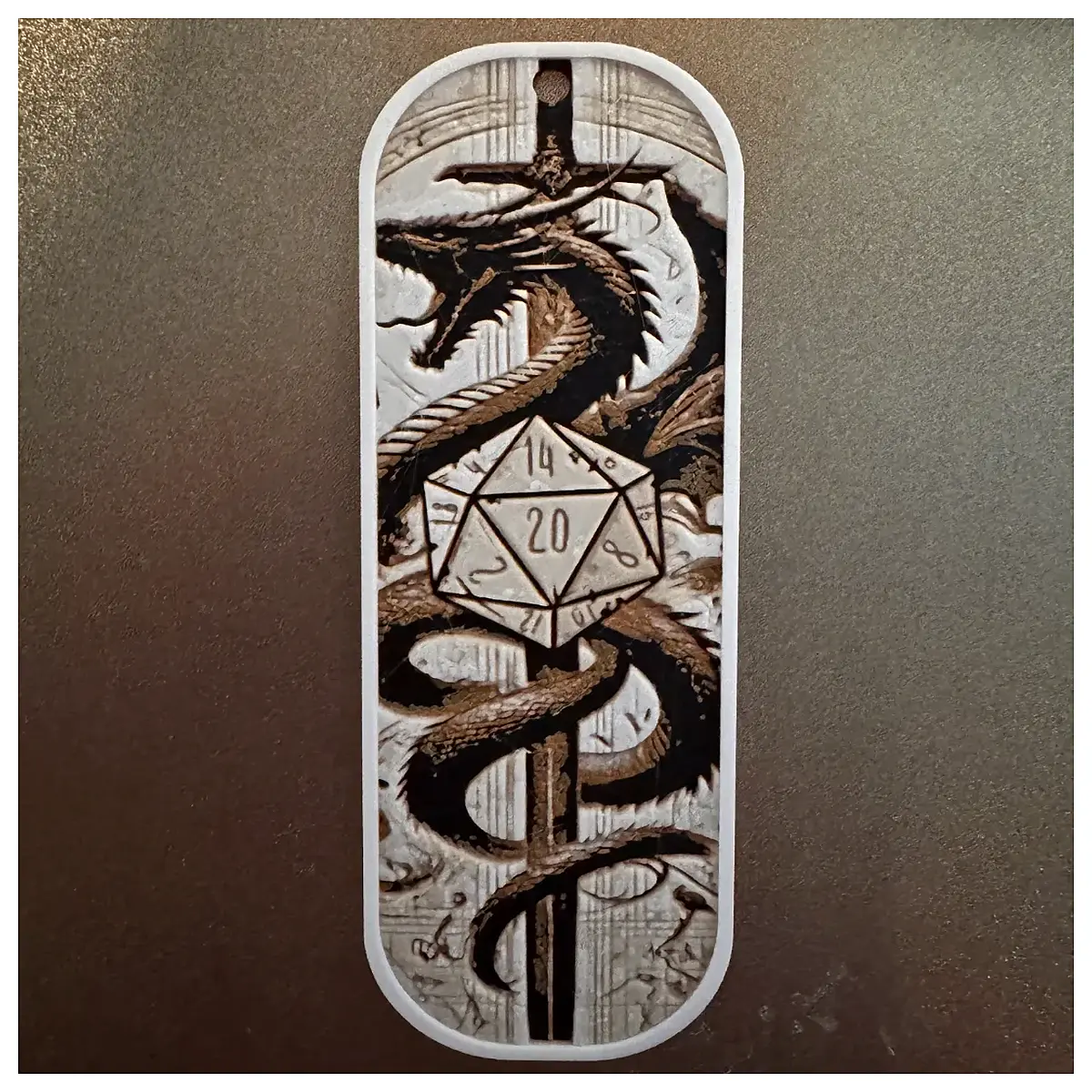 dnd bookmarks for readers fantasy rpg accessories dragon dice metal bookmark gift