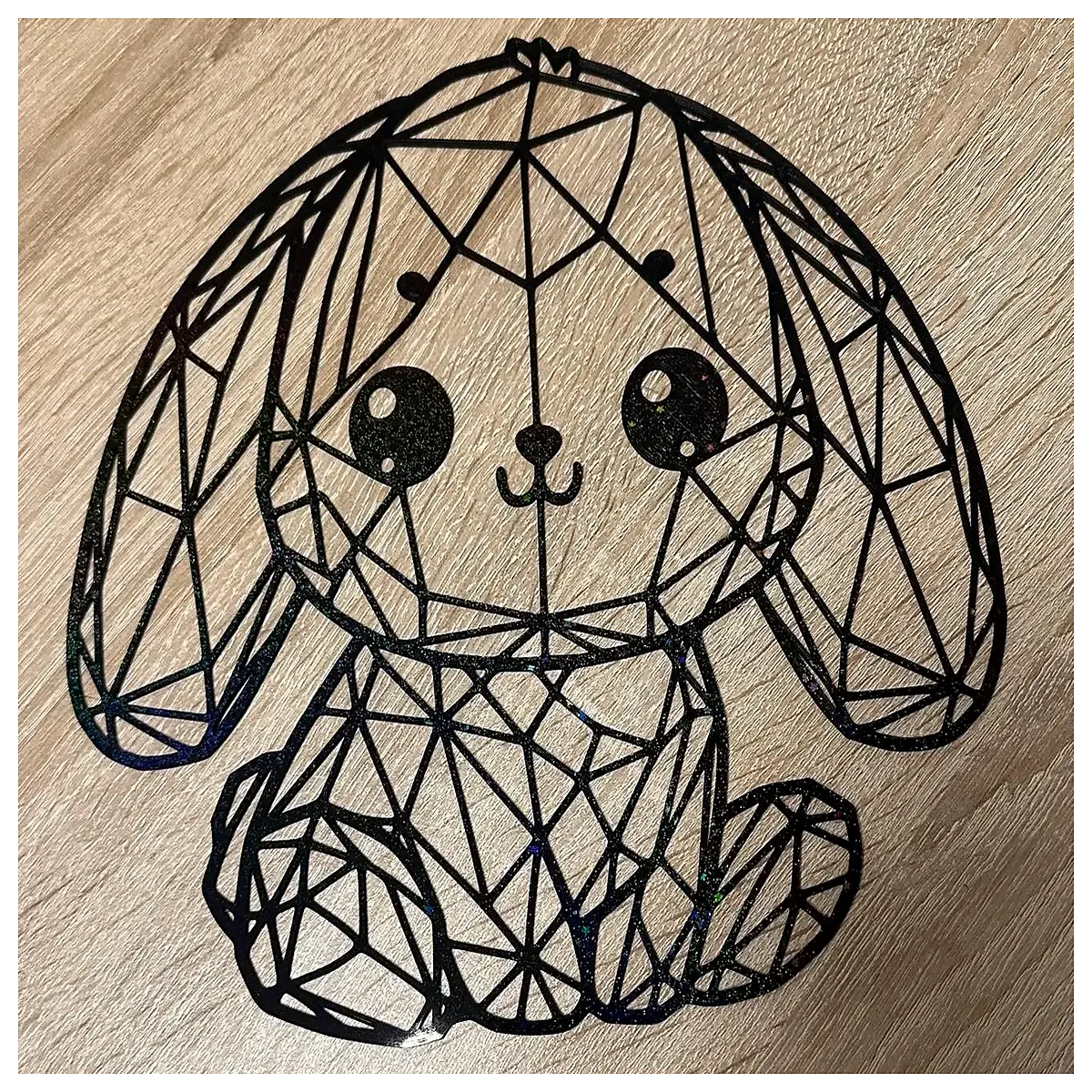cute bunny rabbit line art drawing sketch minimalist vector illustration for kids room decor nursery wall print