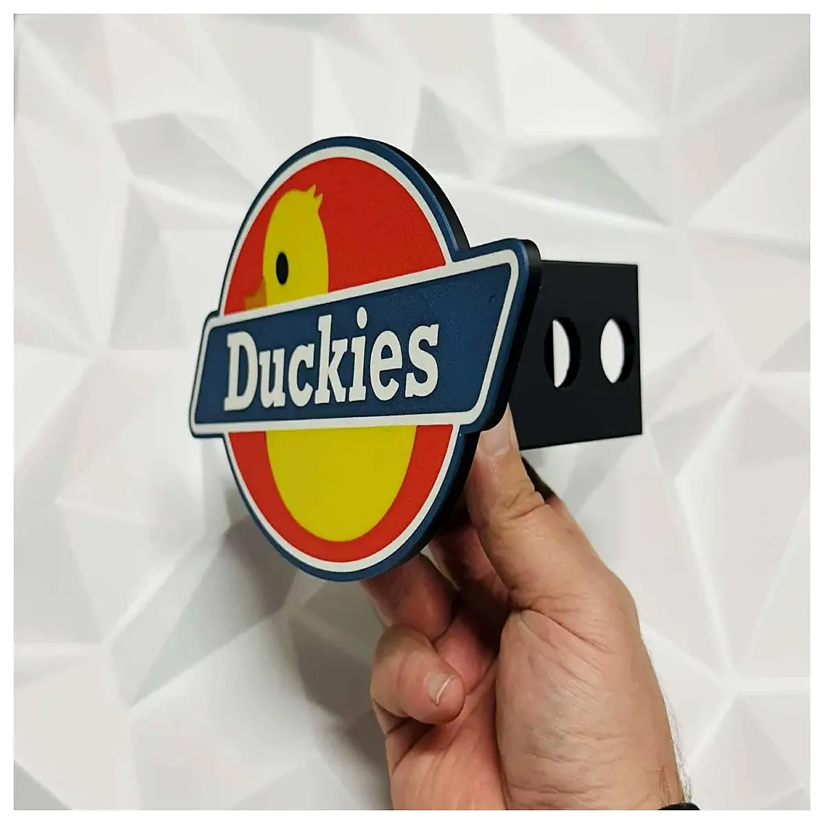 cute duck truck hitch cover protector cap for pickup trailer towing accessories