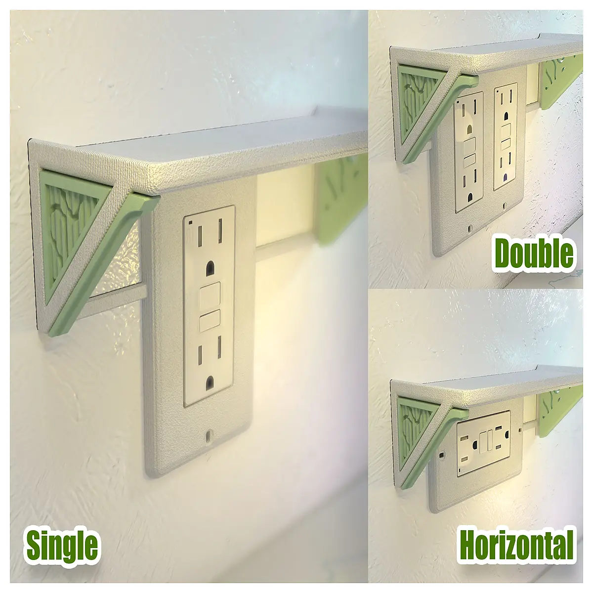 desk cable organizer box for power strip desktop wire management holder mini socket cover hide clutter