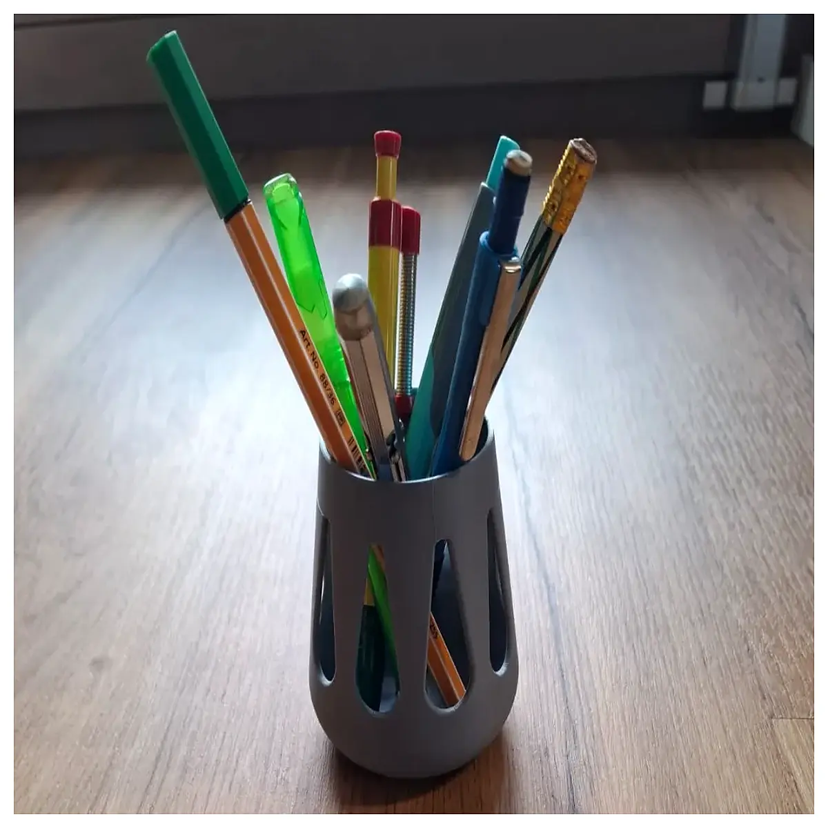 modern desk organizer pen holder for office supplies storage