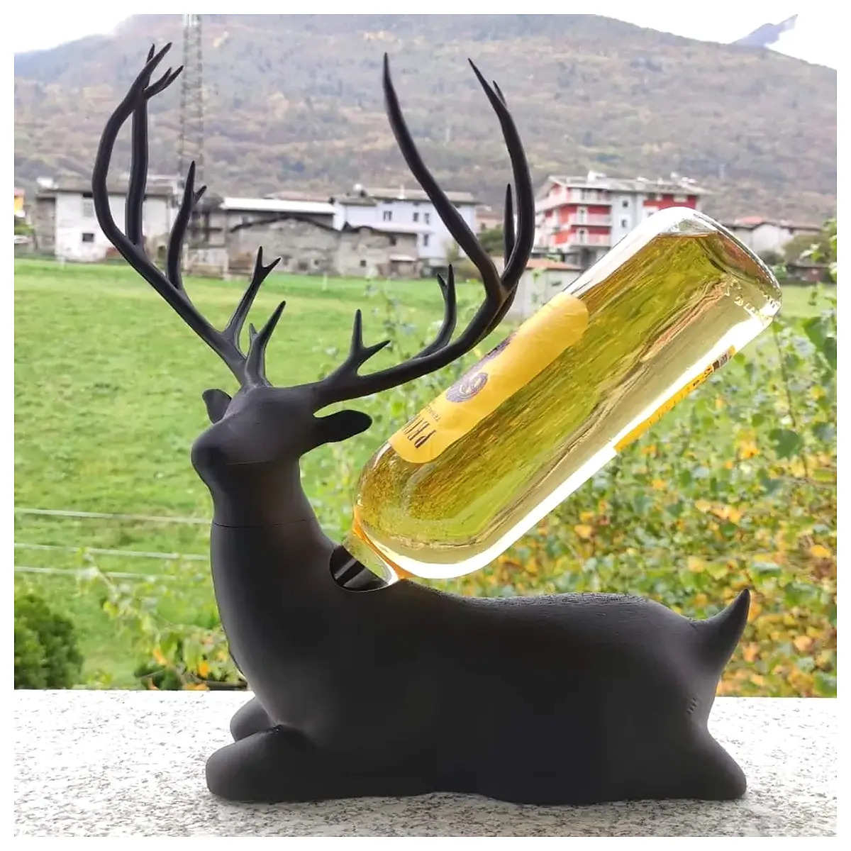 wine bottle stopper deer design glass preservation seal cork alternative