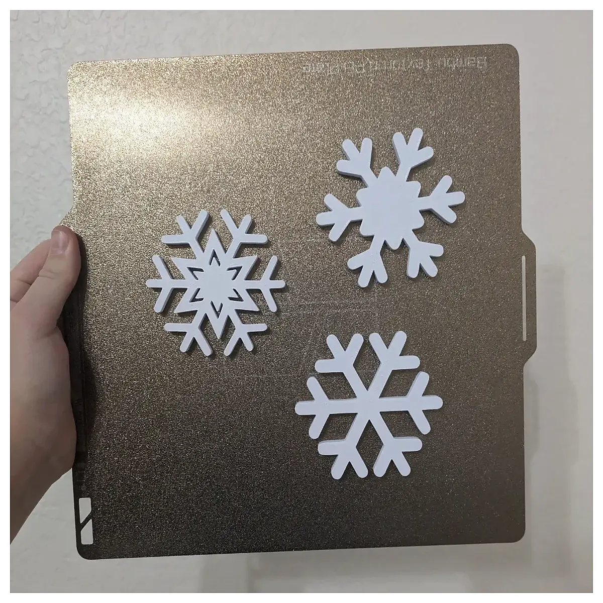 magnetic snowflake inserts 5x3 slot for fridge door organizer diy craft storage