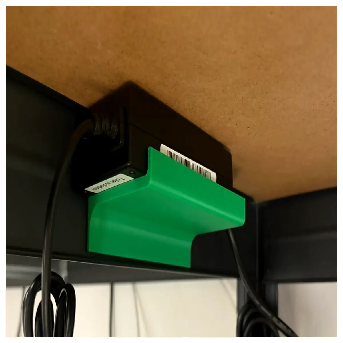 duty power adapter mount holder wall bracket organizer cable management box for router charger brick storage