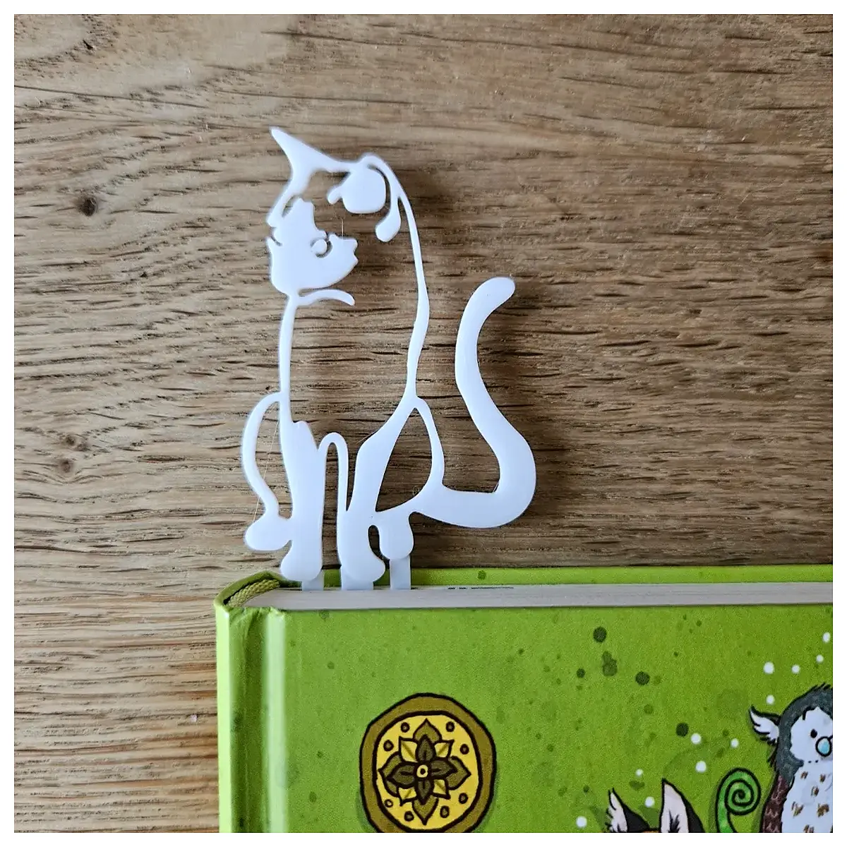 cute cat bookmark for reading metal animal page marker literary book lovers