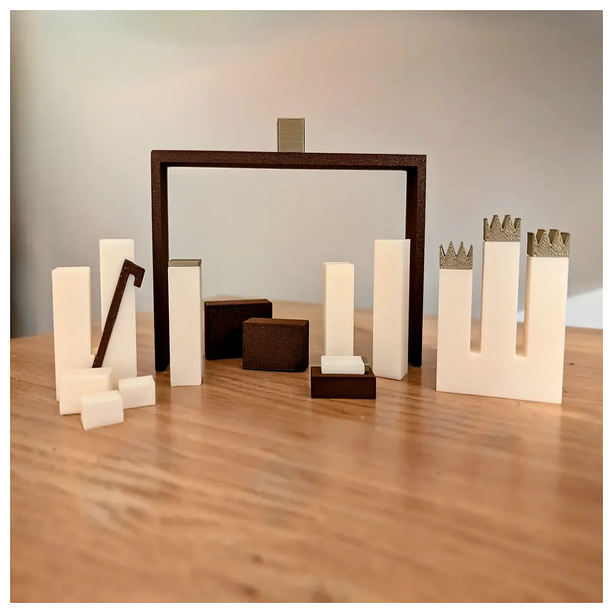 minimalist christmas decor setup small space holiday table centerpiece modern simple festive background for photos