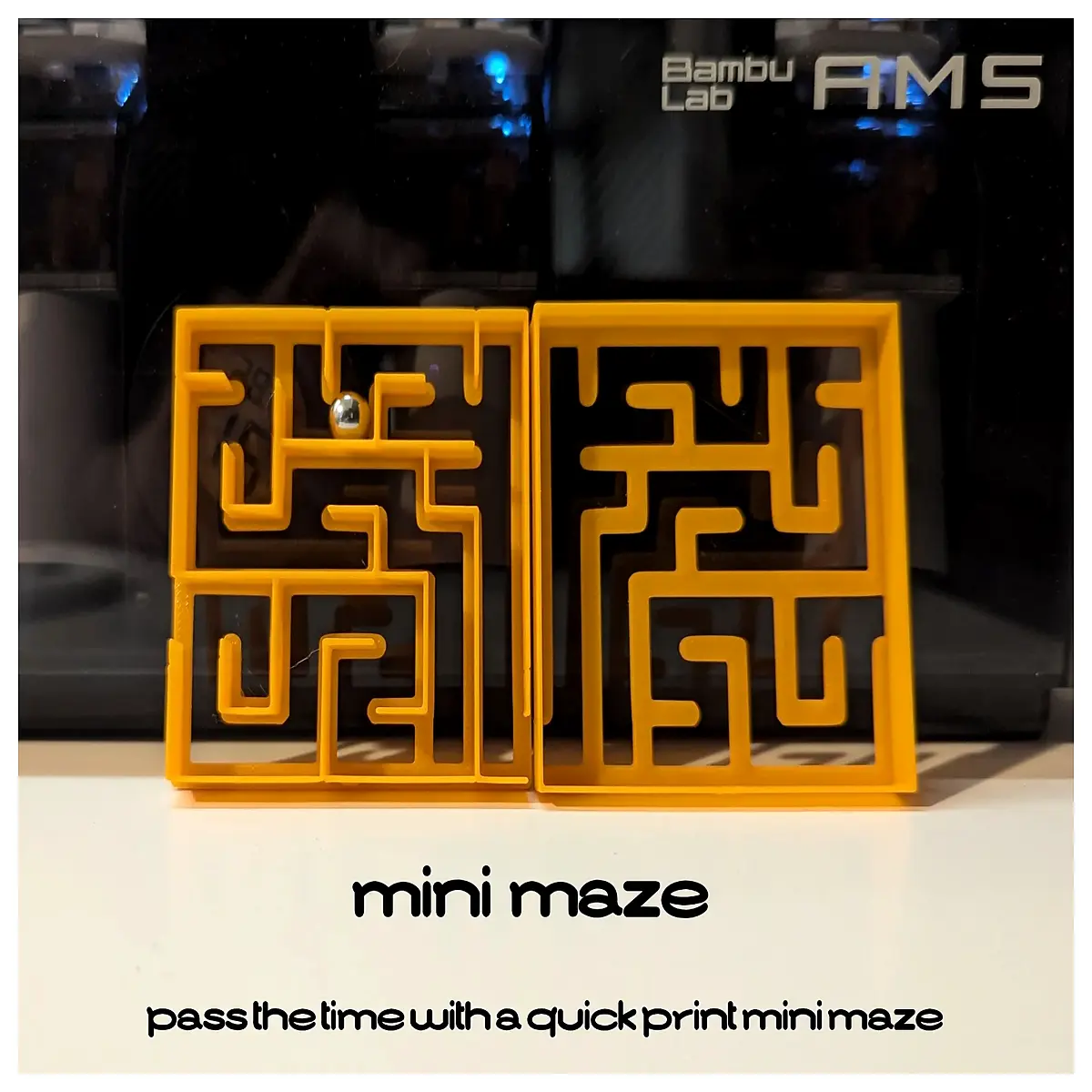 mini square maze puzzle brain teaser fidget toy for kids adults travel stress relief game