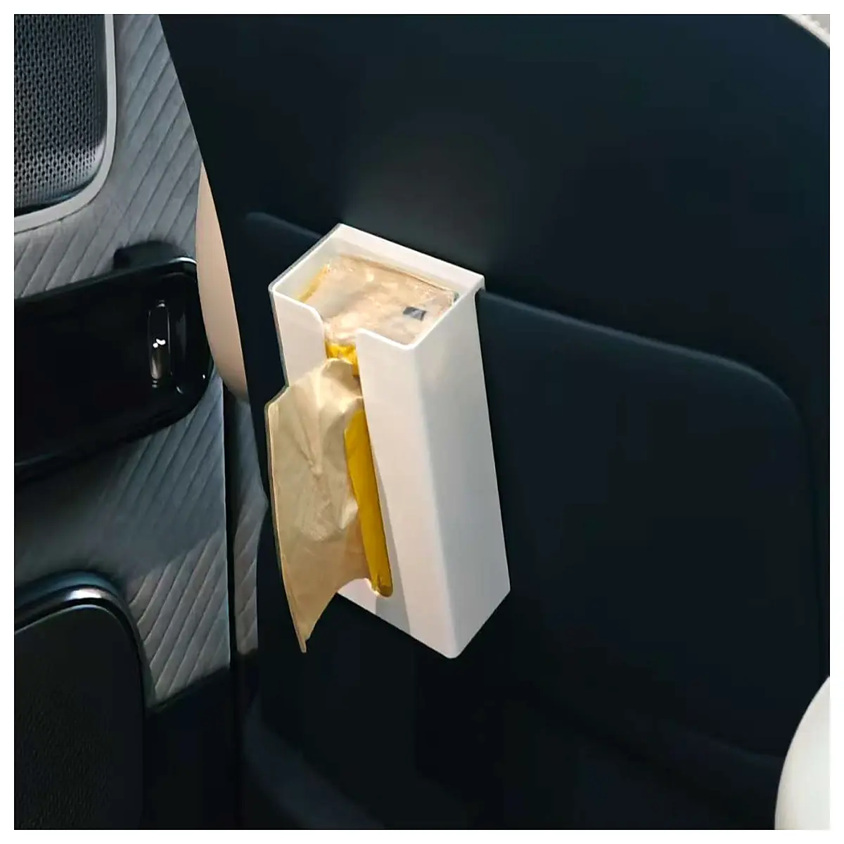 car tissue holder for dashboard console universal clip on auto interior accessories magnetic dispenser box