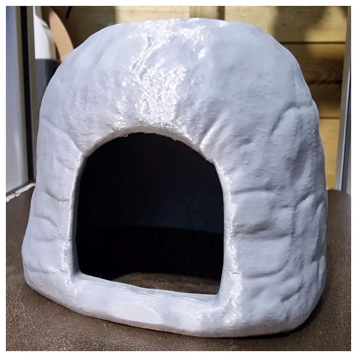reptile hideout cave rock for bearded dragon gecko tortoise terrarium decor hiding spot