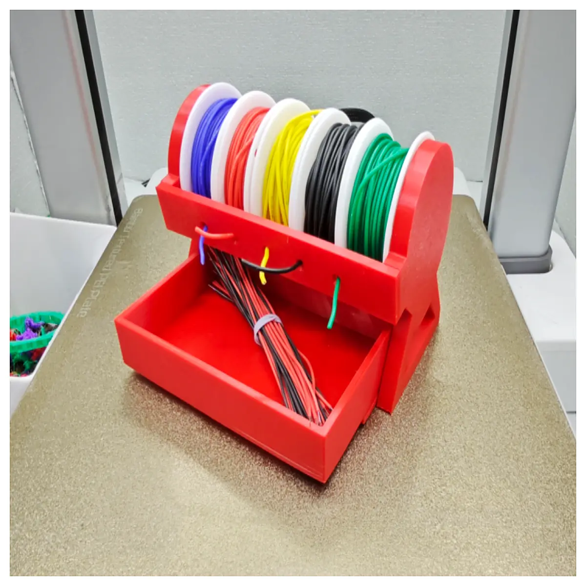 self adhesive cable organizer box no screws required retractable wire management storage for home office