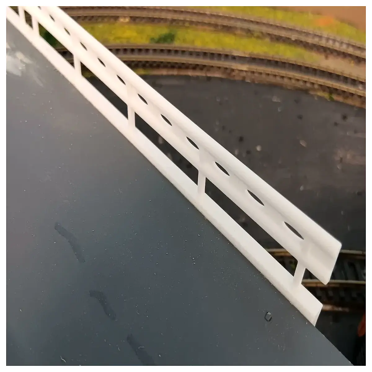 1 87 scale plastic guardrail railway scenery accessories trackside fence parts ho gauge
