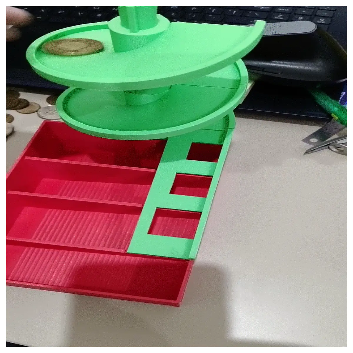 modular coin sorter tray for taiwanese dollars organized cash counting organizer with compartments for nt coins