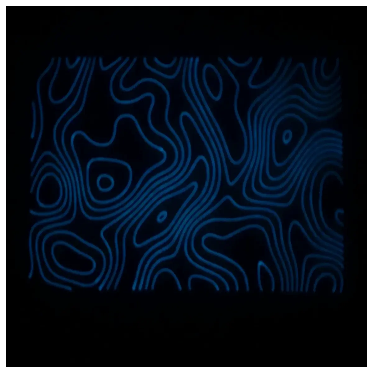 glow in the dark terrain wall art topographic map decor night mountain landscape panel self luminous geography gift