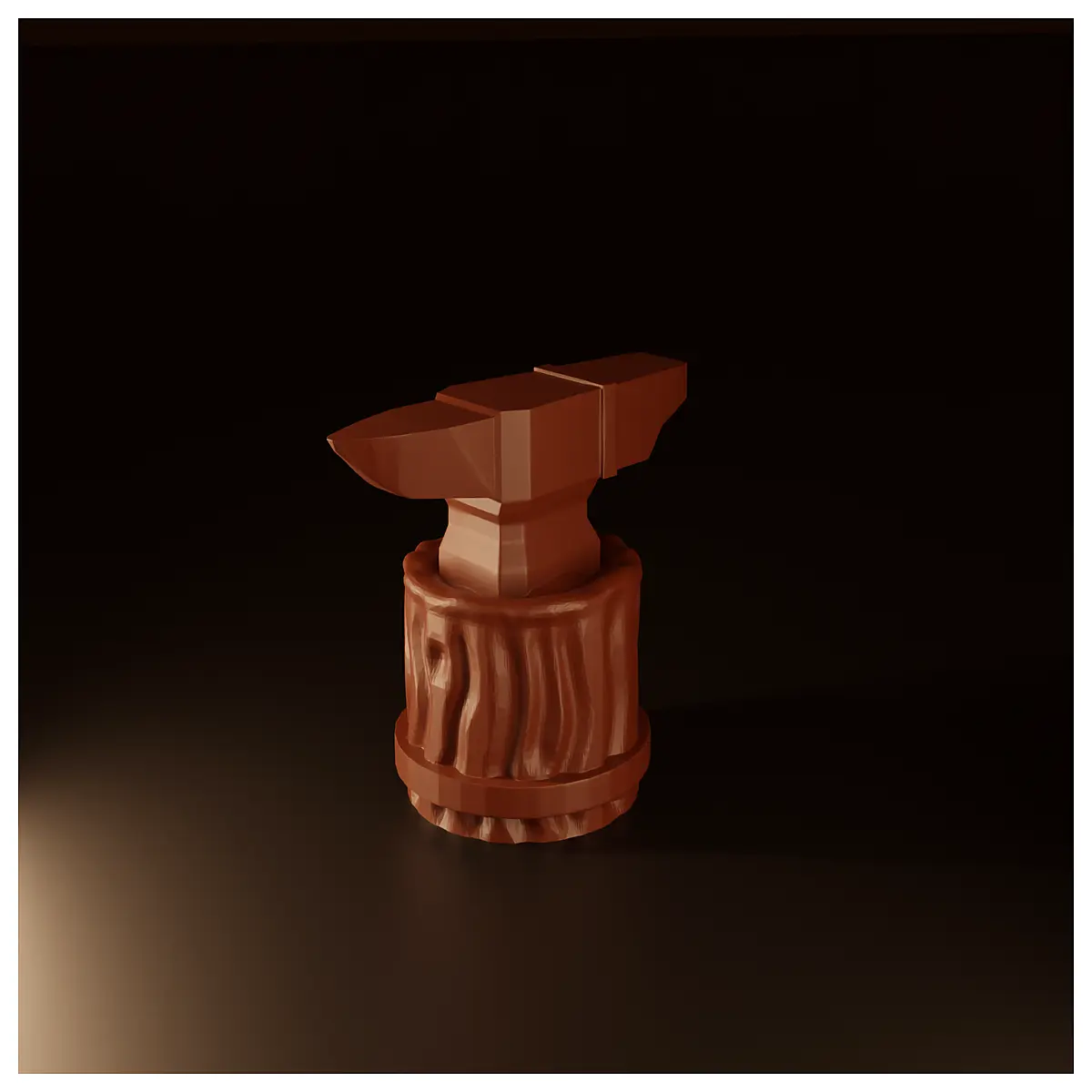 d d miniature metal blacksmith anvil prop for tabletop wargaming dungeon master accessories