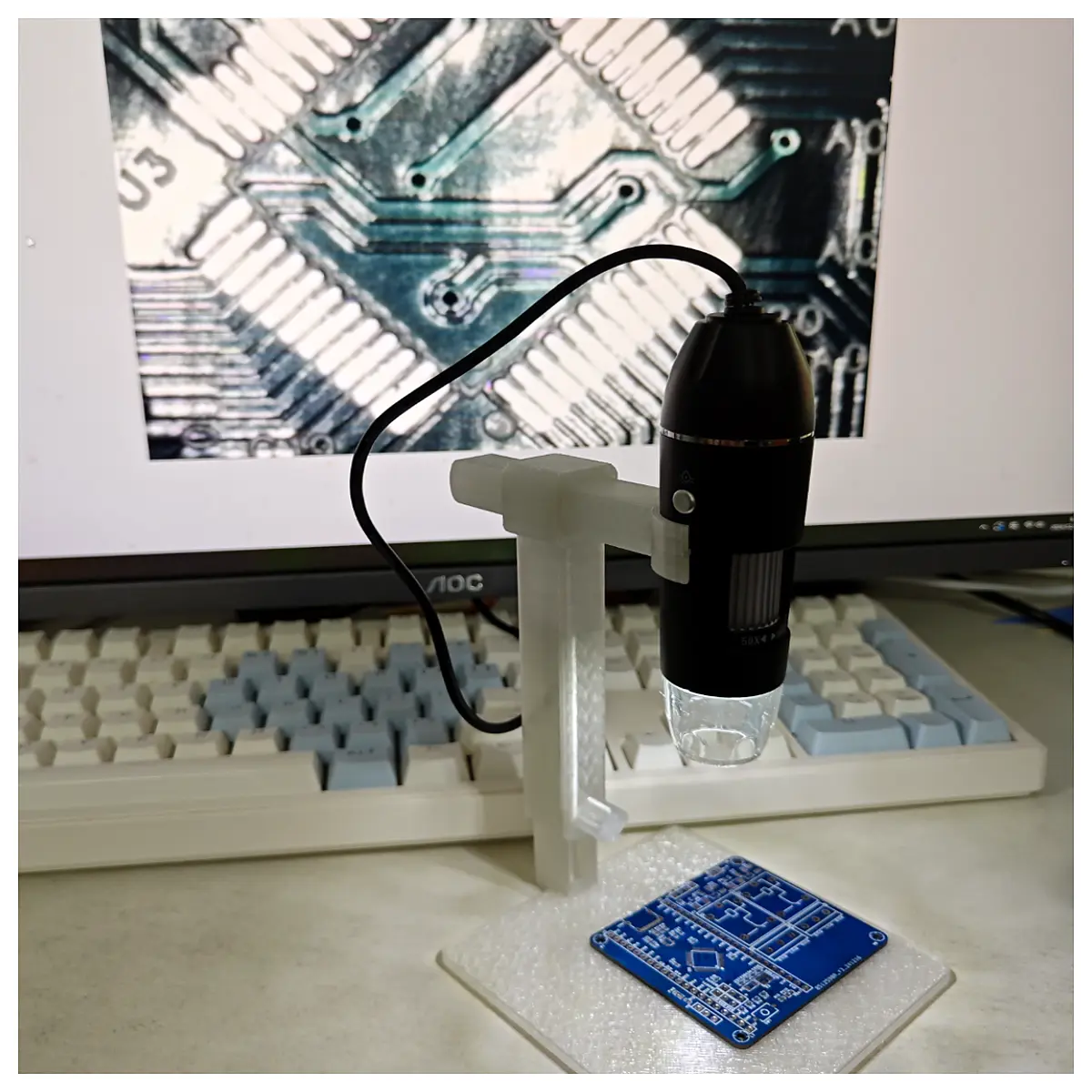 duty magnifying glass holder for reading elderly eyesight aid desk