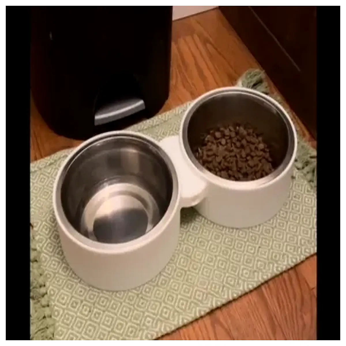 elevated dog bowl adjustable height anti slip feeder for large medium small pets neck pain relief slow feeding station
