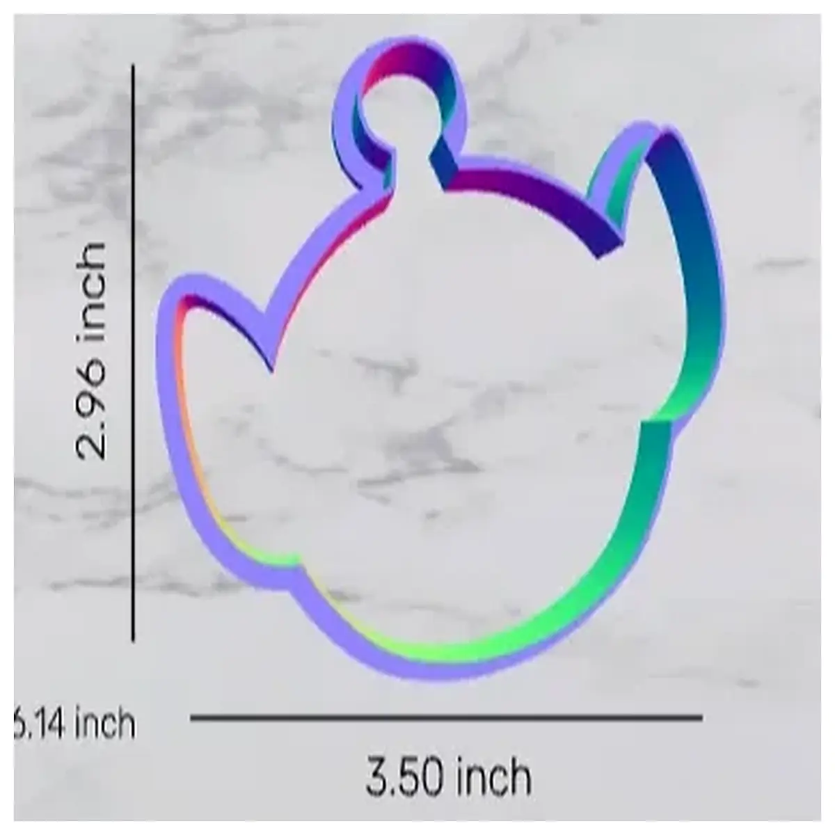 35 inch alien cookie cutter for baking diy fondant cake topper decoration