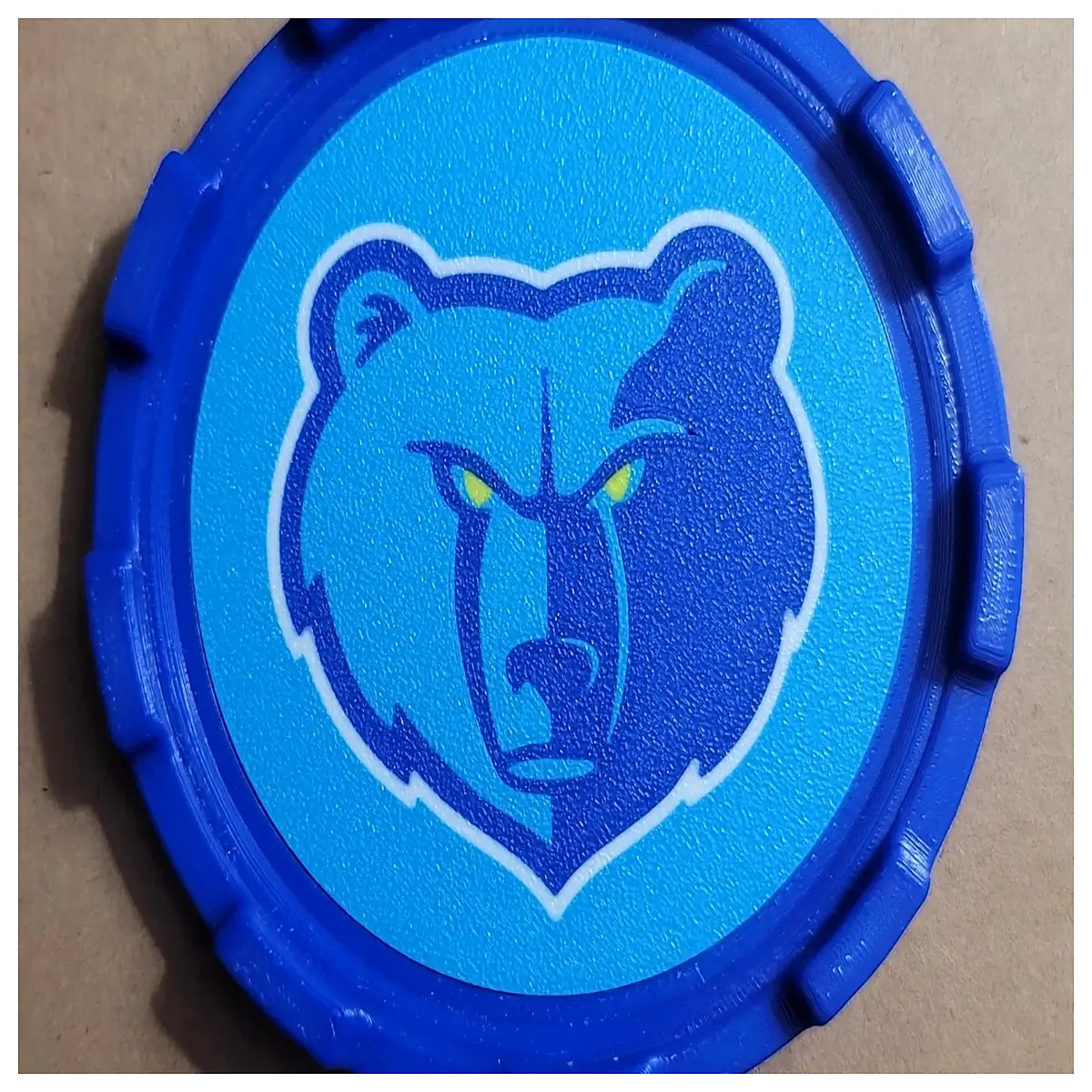 grizzlies coasters insert inserts for drink mats team home bar accessories