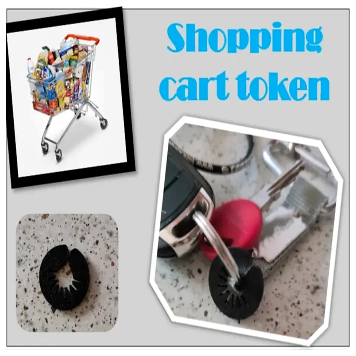 shopping cart tokens for checkout coin operated supermarket system store loyalty reward coins bulk buy