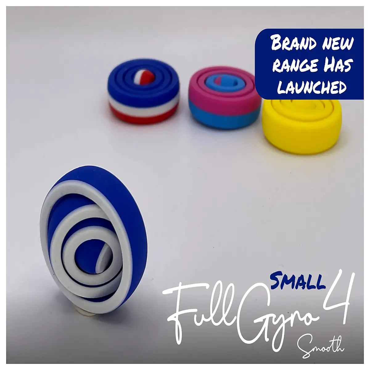 fullgyro4 smooth mini fidget spinner stress relief desk toy anti anxiety metal spinning top for adults kids