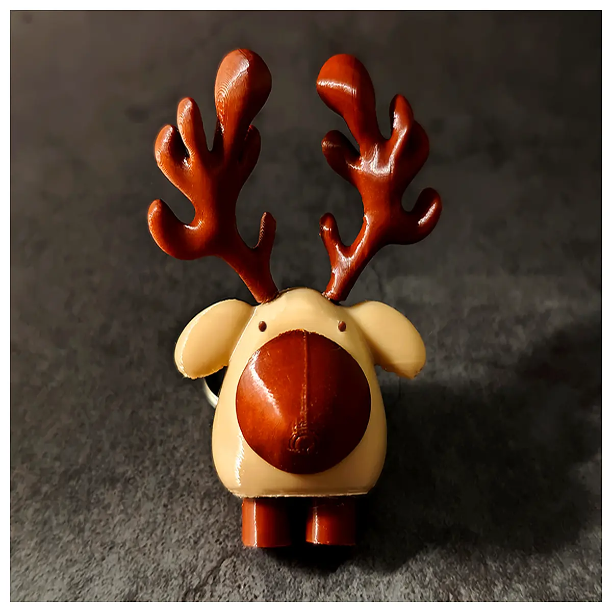 cute moose keychain plush charm bag pendant friends