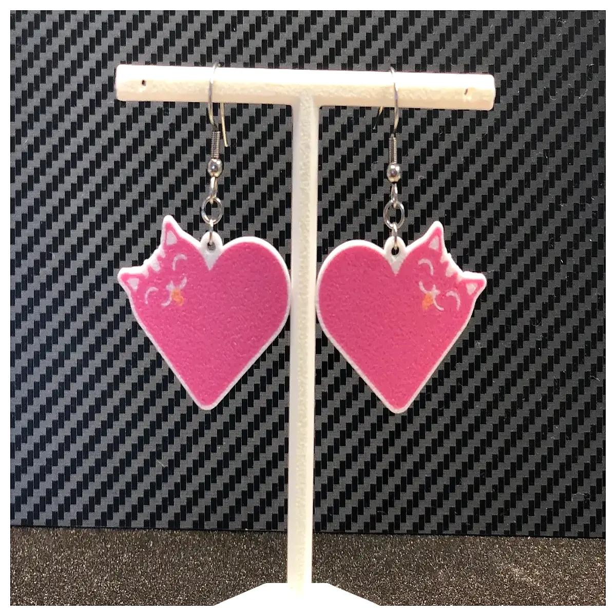 cute shaped cat earrings for women adorable feline jewelry gift playful animal stud earrings