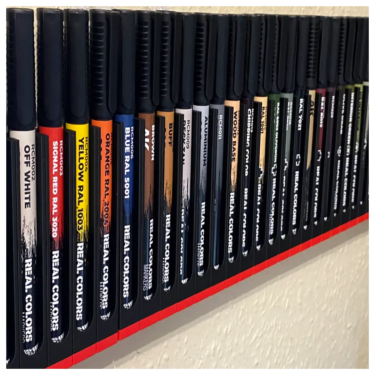 ak interactive real color marker holder organizer for artists supplies storage
