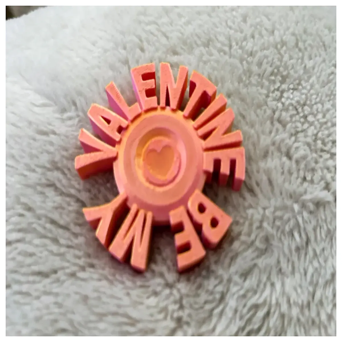 valentine s day spin fidget toy stress relief him her anxiety reducer sensory desk toy