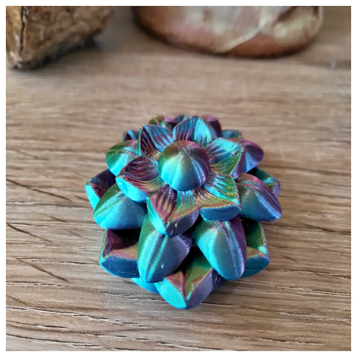 stone petal flower decor rock texture floral ornament rustic botanical garden statue faux stone blossom for patio landscaping