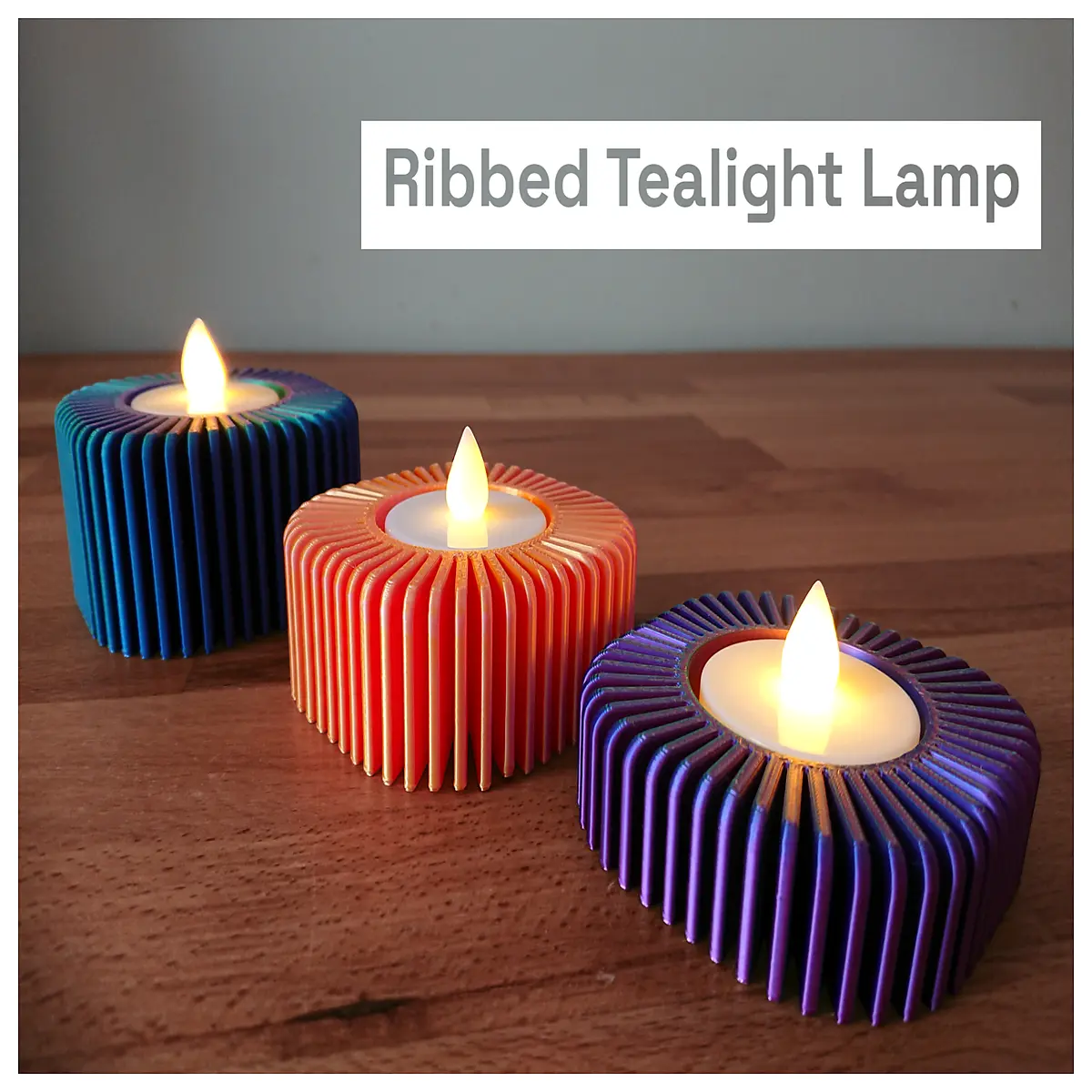 ribbed candle holder set modern geometric glass pillar taper home decor dining table centerpiece