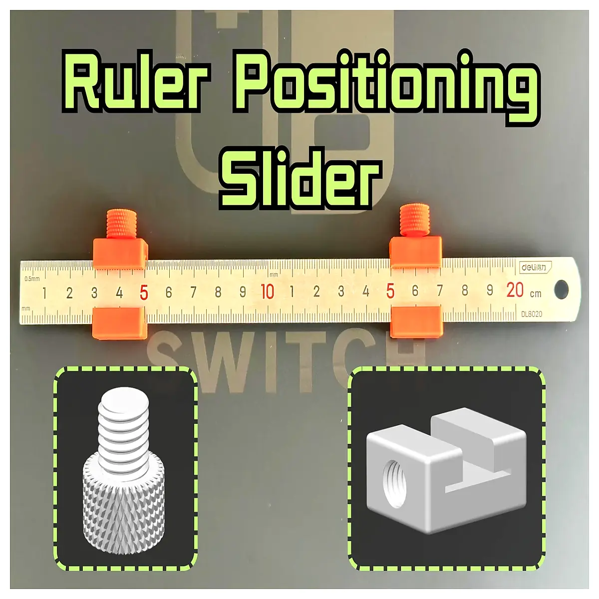 adjustable ruler alignment block set precision guide stop for woodworking cutting templates