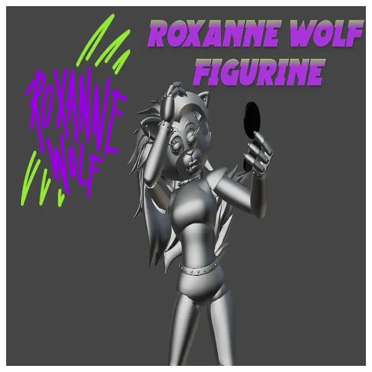 five nights at freddy s roxanne wolf plush doll collectible figure toy for kids room decor gift