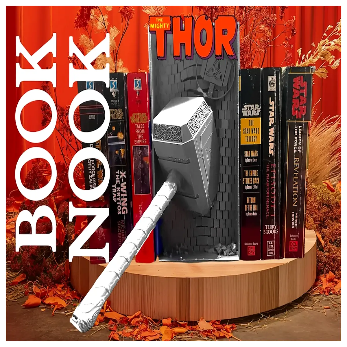 thunder god desk organizer metal bookends for home office aesthetic shelf decor duty reading