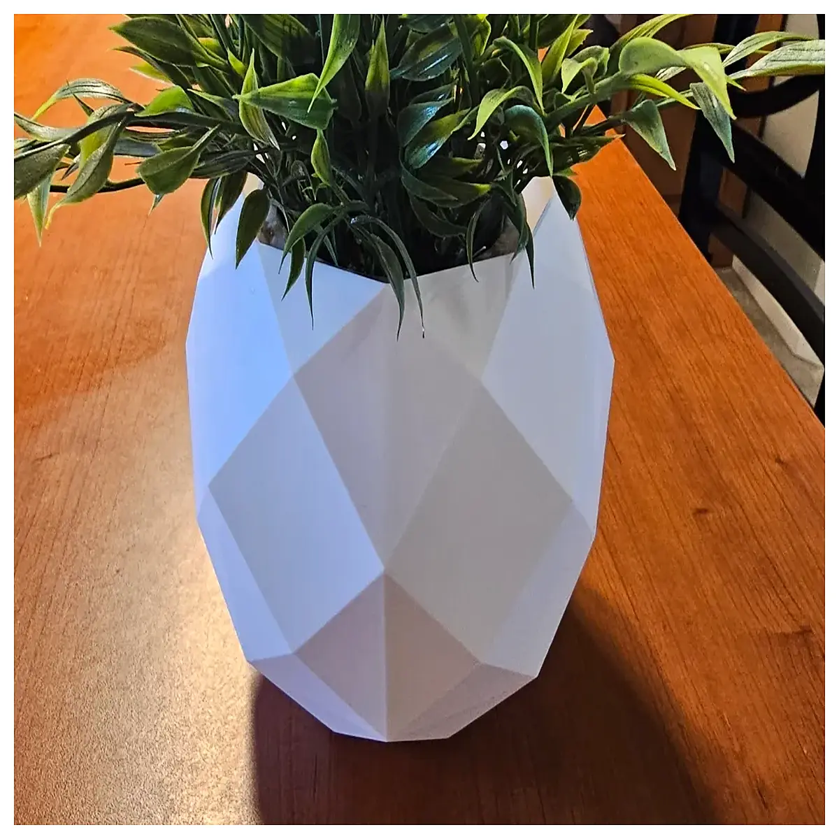 modern geometric vase set for home decor faceted glass flower holder minimalist polygonal table centerpiece