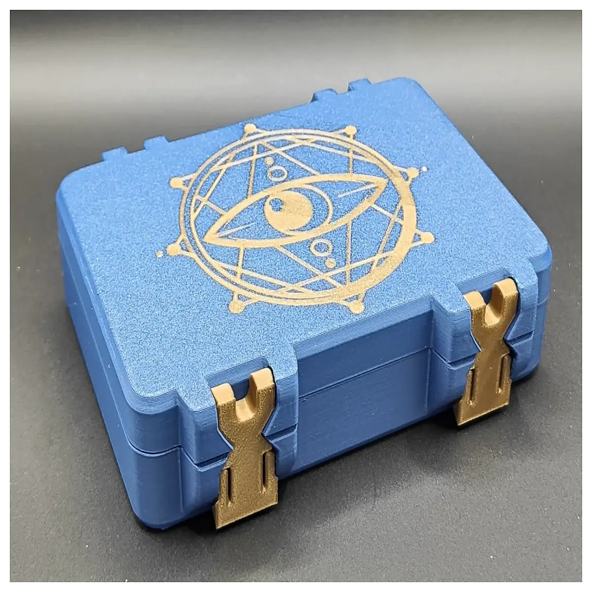 tarot card storage box with quick lock clasp magnetic closure protective case for decks