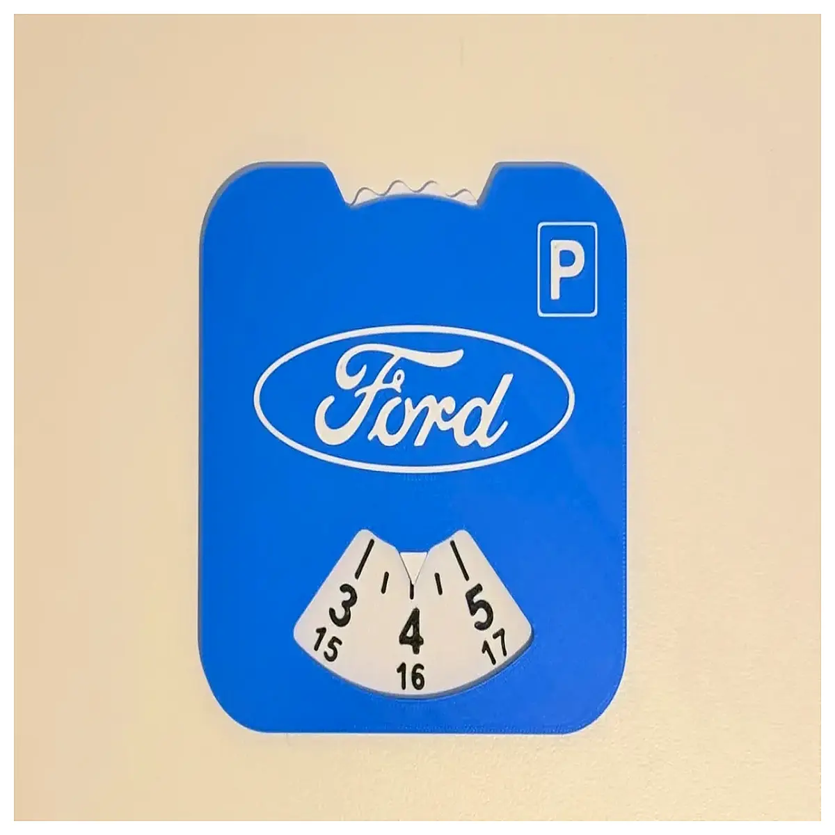 car parking timer disc dial for meter no fee zone plate anti tow warning device
