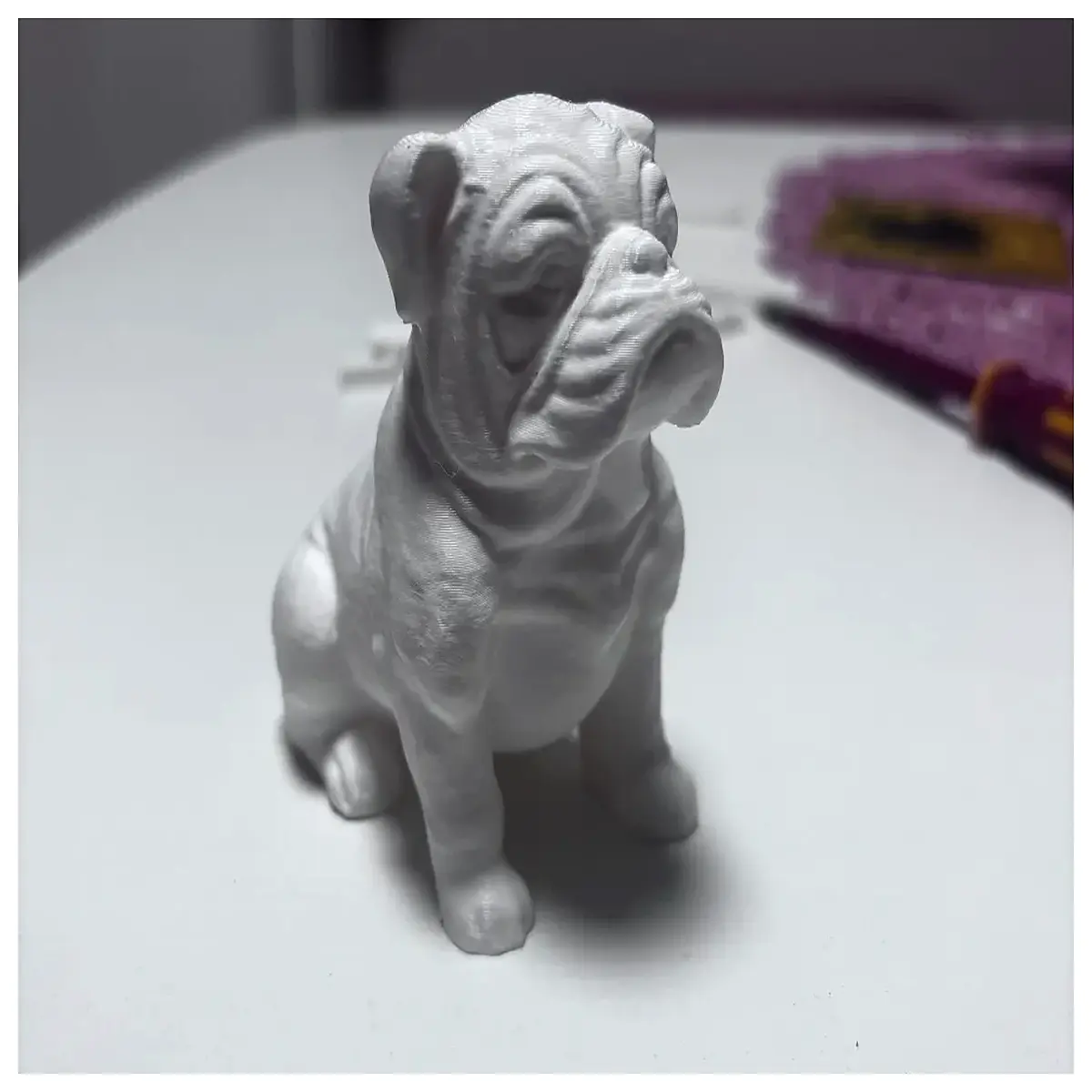 cute bulldog plush toy soft stuffed animal for kids baby gift dog lover decor