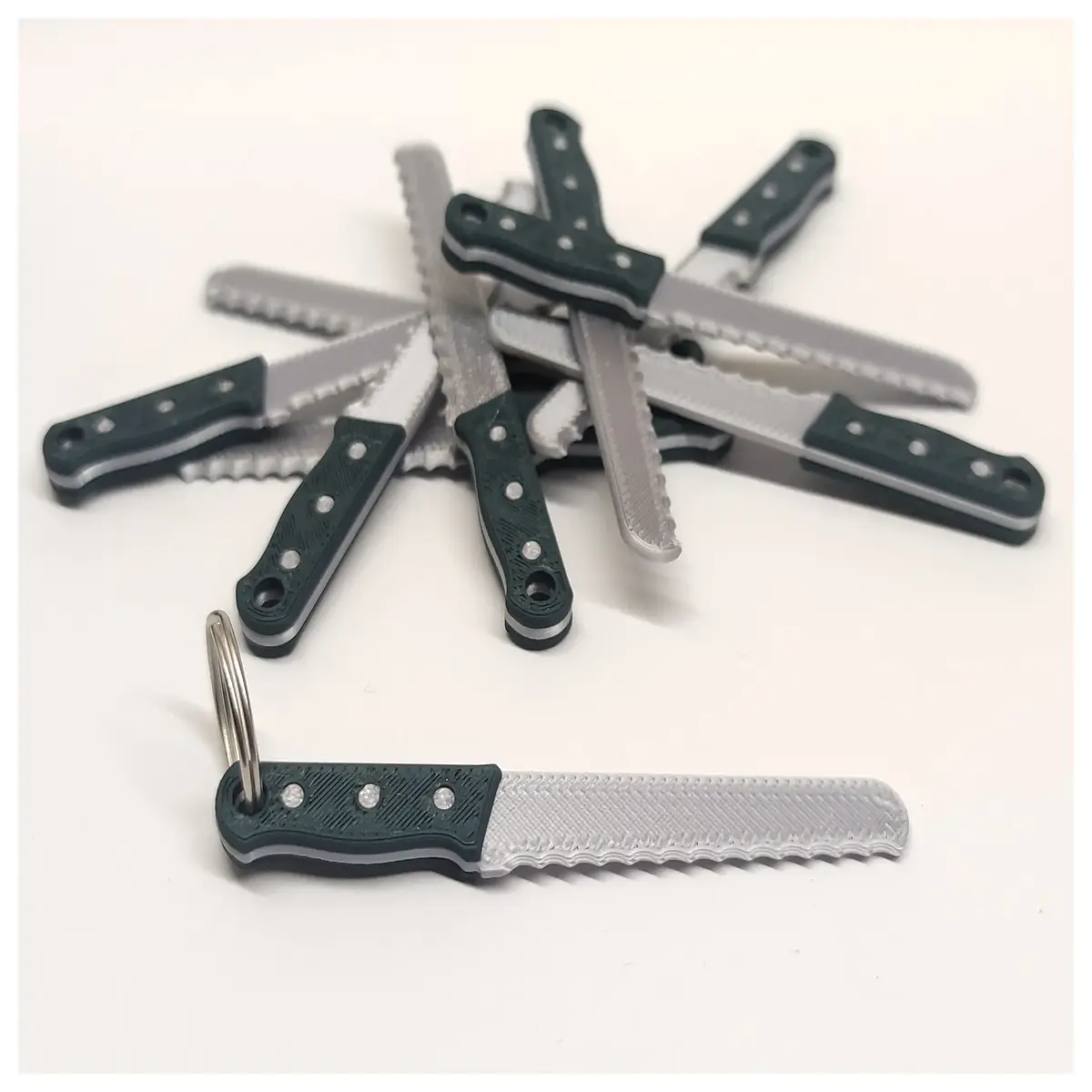 bread keychain funny kitchen gadget bakers
