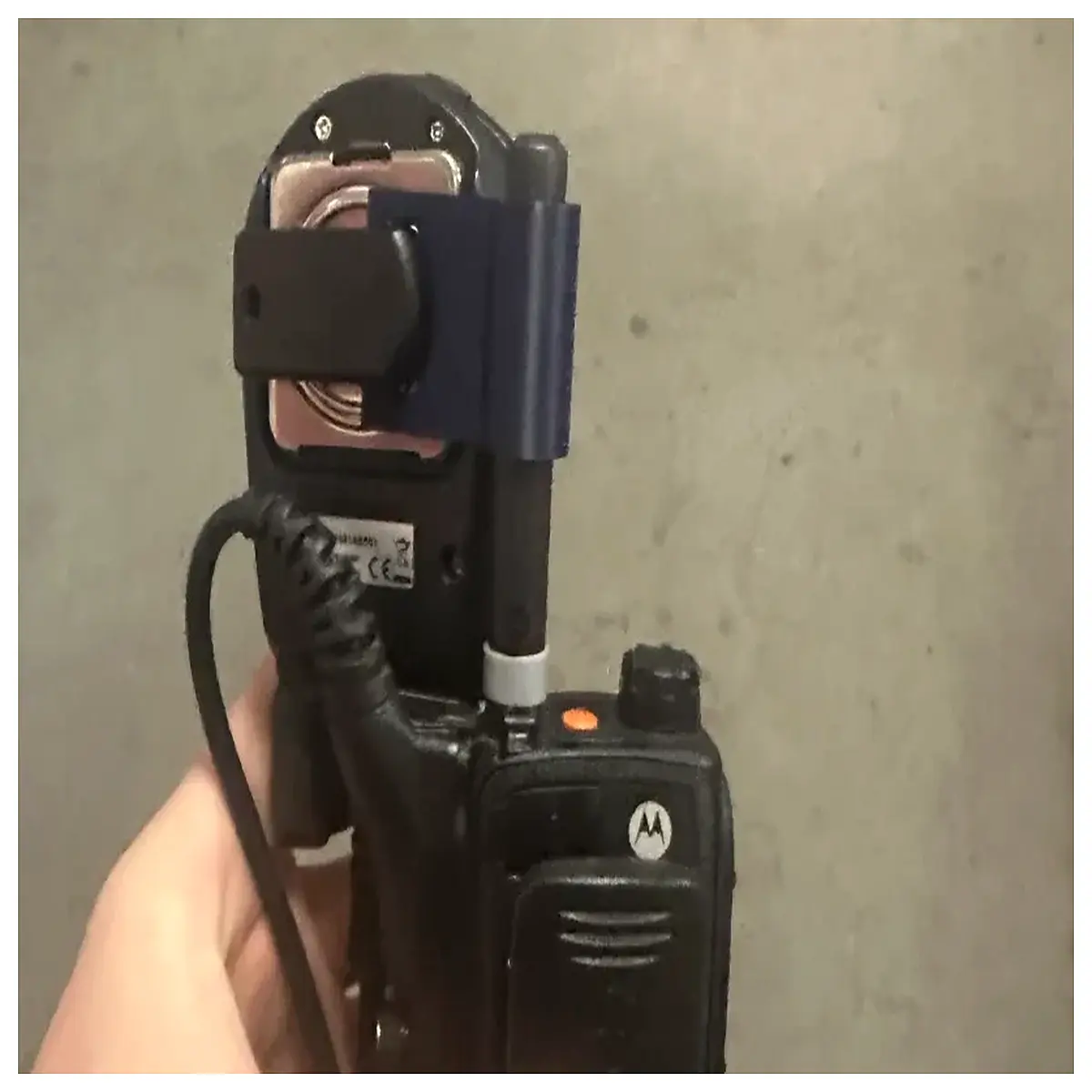 mtp850 earpiece holder clip replacement part for two way radio
