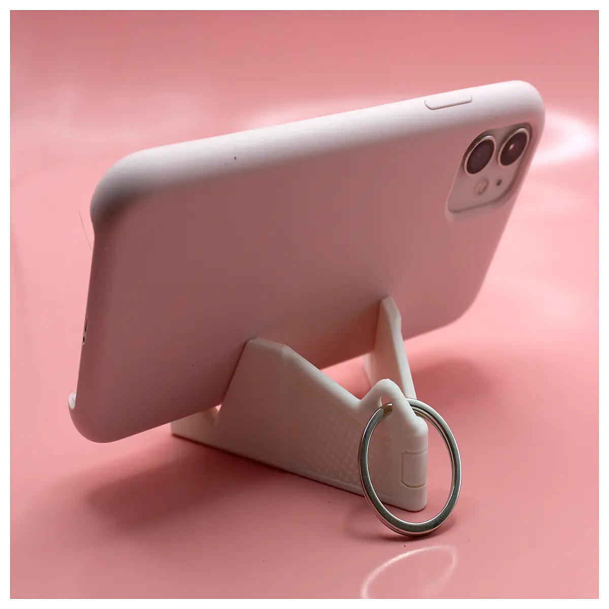 portable folding phone holder for desk travel compact grip cradle